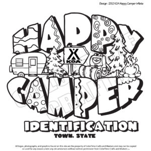 252 KOA Happy Camper Inflate