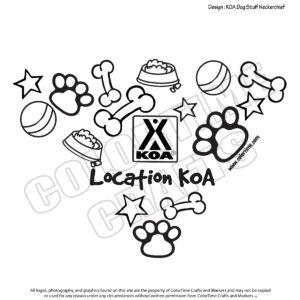 KOA Dog Stuff Neckerchief