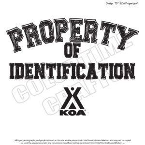 TD 1 KOA Property of